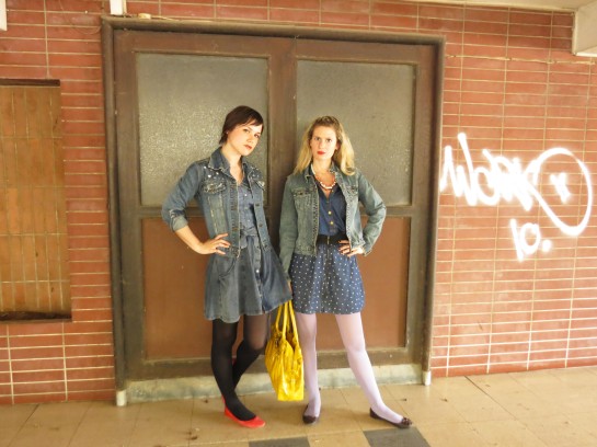 Full on denim outfits
